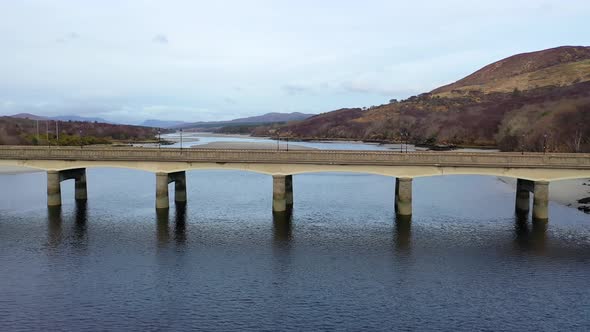 The Bridge To Lettermacaward in County Donegal - Ireland. alt