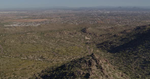 Desert mountains in the southwestern United States alt