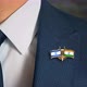 Businessman Friend Flags Pin Israel India - VideoHive Item for Sale