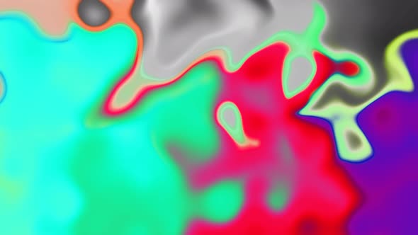 Abstract Background Colorful Smooth Marble Liquid Animation