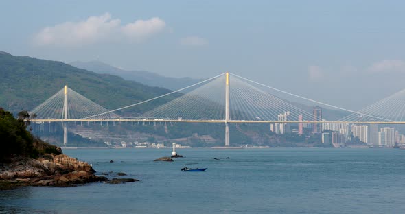 Hong Kong Ting kau bridge  alt
