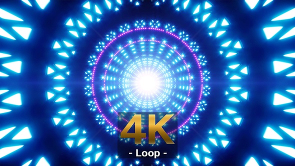 Bright Blue Tunnel Lamp alt