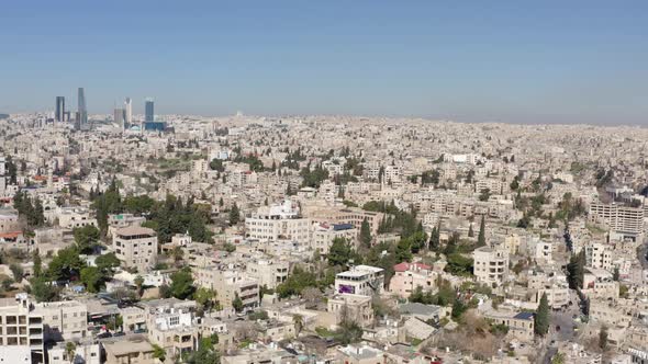 Drone Video of the Historic Center and Downtown with Skyscrapers alt