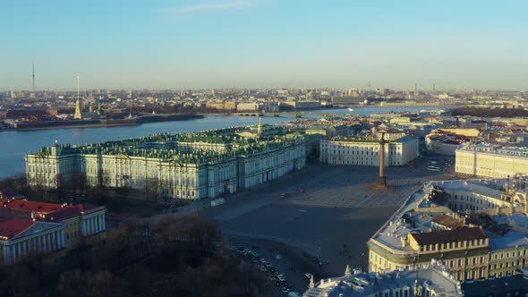 Palace Square in Saint Petersburg 
