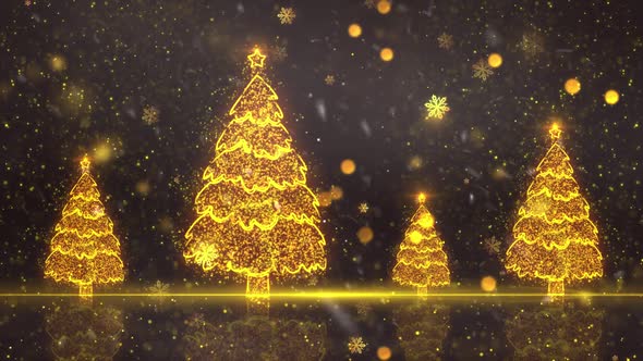 Christmas Trees Background 17 alt