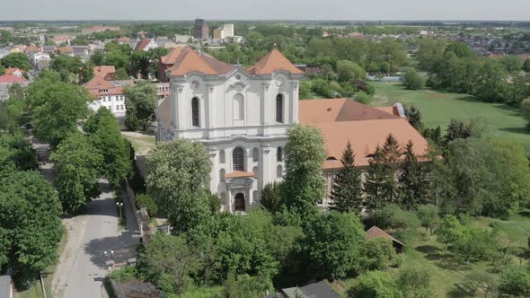 Monastery From Aerial View