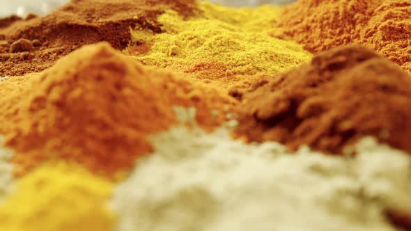Various type of spices 4k alt