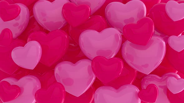 Pink hearts