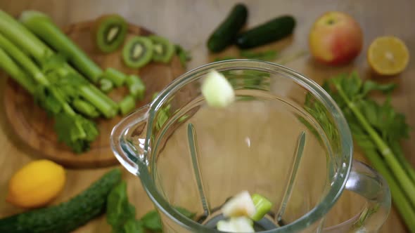 Vegetables Fall in Blender alt
