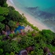 Beach at Seychelles aerial view - VideoHive Item for Sale