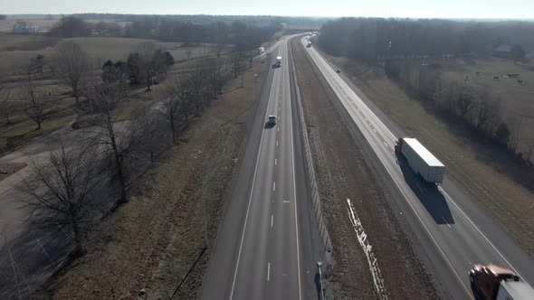 Group Of American Trucks Aerial alt