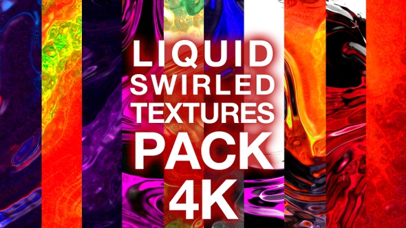 Liquid Swirled Textures Pack 2 4K alt