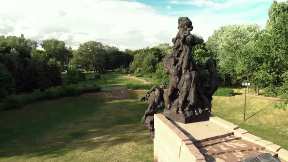 Babi Yar. Aerial - The Place of Mass Murder of Jews During the Second World War. Holocaust. Kyiv alt
