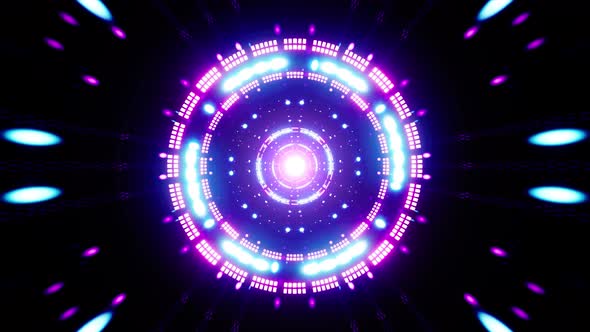 Rotating Disco Neon Lights VJ Background, Motion Graphics | VideoHive