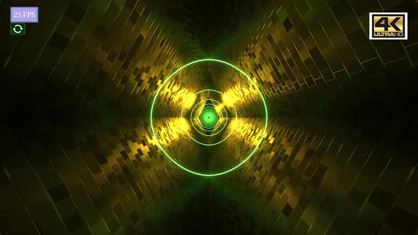 Motion Neon Light Vj C4 4K