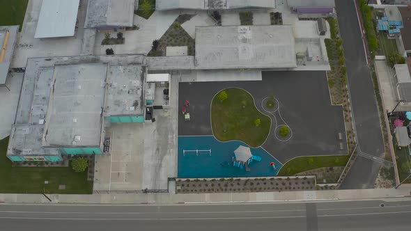 An Empty School Aerial