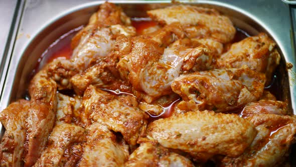 Fresh Chicken Meat with Seasoning alt
