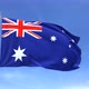Flag of Australia waving in the sky - VideoHive Item for Sale