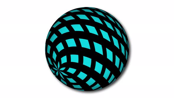 Abstract colorful sphere isolate on white. Vd 977 alt