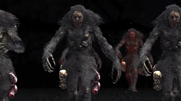 Wendigo monsters walking alt