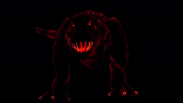 Scary Hell Dinosaur Vj Loop alt