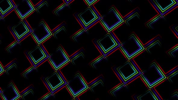 procedural multi  color line animated background.