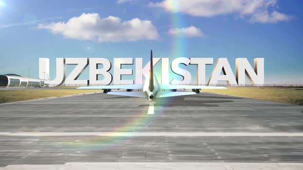 Commercial Airplane Landing Country   Uzbekistan