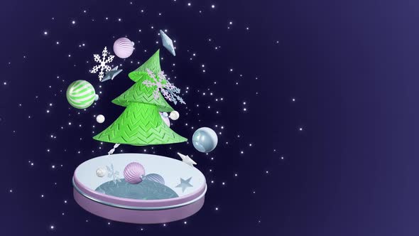 Christmas and New Year Animation 3D alt