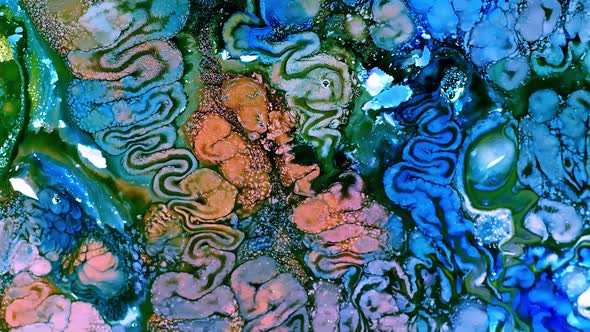 Colorful Abstract Motion Graphic Background 4K