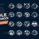 Doodle Glitch Emoji. Animated Loading Icons Pack - VideoHive Item for Sale