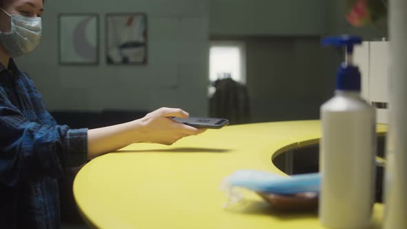 Vaccination Passport Qr Code Control Woman Checking on Phone European Coronavirus Covid 19 Vaccine alt