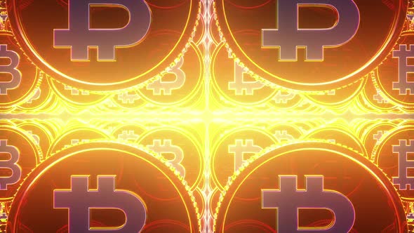 Many Glow Bitcoin Rows