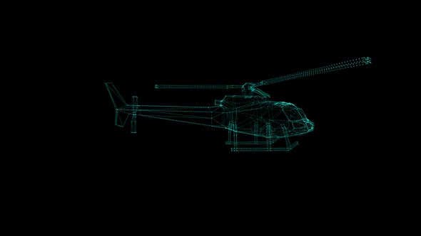 Hologram Helicopter