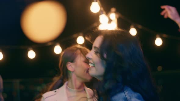 Good Looking People Have a Fun Time on the Rooftop alt