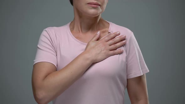 Lady Feeling Pain in Heart, Tachycardia, Prevention of Stroke and Heart Attack