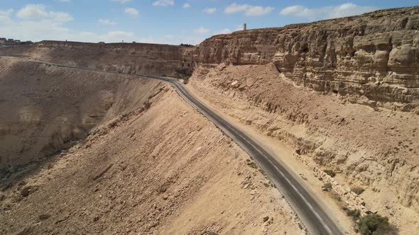 Desert City Mitzpe Ramon Near the Ramon Crater in the Negev Desert in Southern Israel