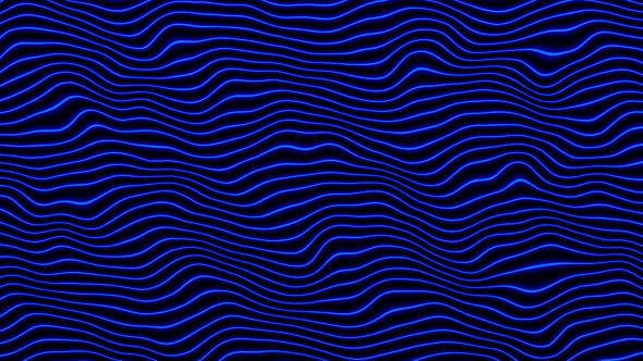 Animated blue color wave line animation. Blue color wave line motion background. A 151