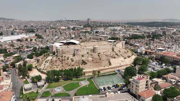 Historical Gaziantep Castle Aerial View 3