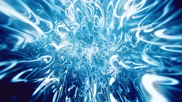 Blue Energy Abstract Waves