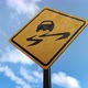 Slippery Road Sign - 4K - VideoHive Item for Sale