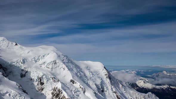mont blanc alps france mountains snow peaks ski timelapse alt