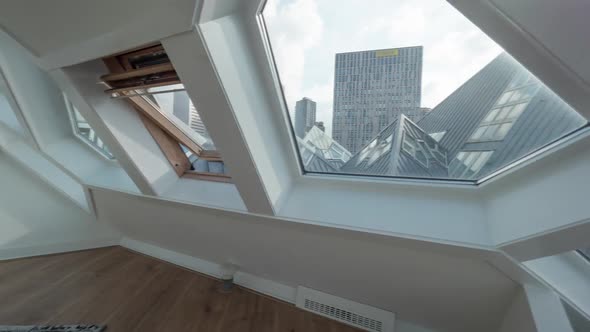 Interior of Room in Cube House, Rotterdam alt
