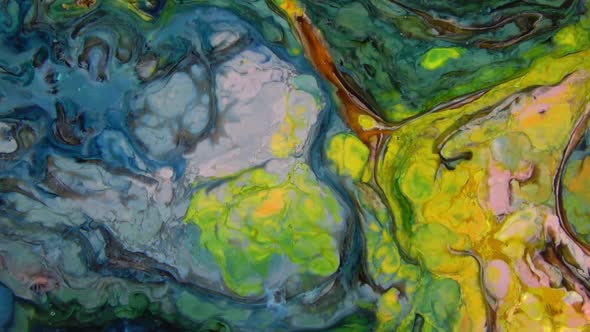 Psychedelic Cosmos Galaxy Paint Texture Background  alt