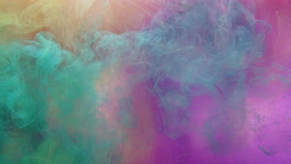 Color Smoke Blast Logo Reveal Trail Blue Neon Pink alt