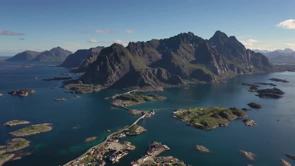 Henningsvaer Lofoten Is an Archipelago in the County of Nordland, Norway alt