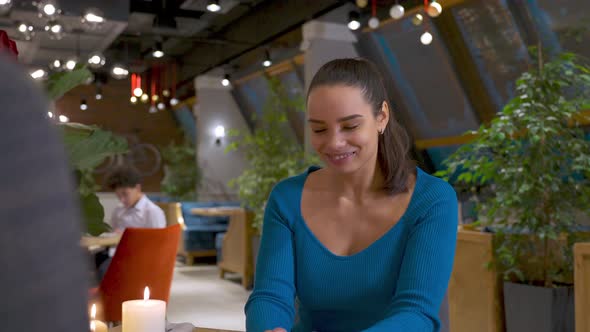 Closeup Portrait of a Beautiful Cute Young Girl Hugging Her Friend