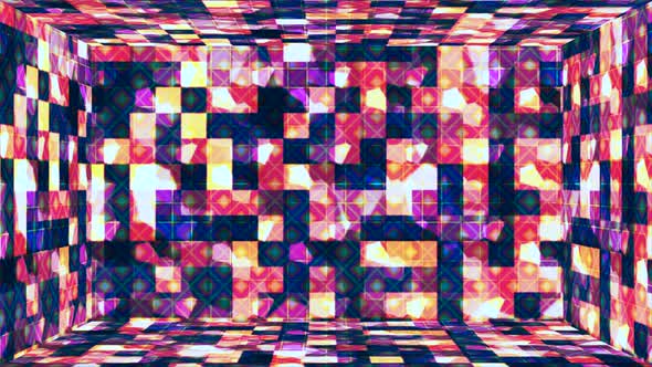 Broadcast Hi-Tech Glittering Abstract Patterns Wall Room 065