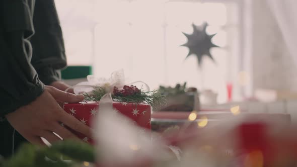 Closeup of Passing a Gift From Hand to Hand, Stock Footage | VideoHive