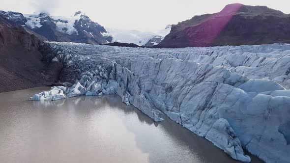 Svnafellsjkull Glacier in Iceland alt