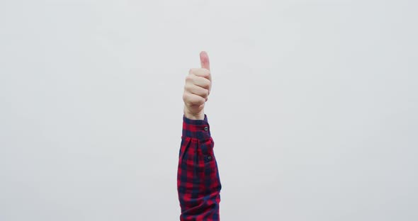 Thumbs up gesture alt